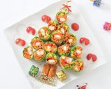 生春巻きでくるくる♪クリスマスツリー★作り方10写真