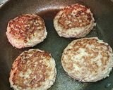 チーズがとろ～りチーズinハンバーグ作り方6写真