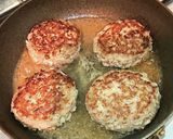 チーズがとろ～りチーズinハンバーグ作り方7写真