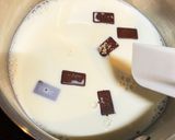 材料5つ！豆乳アイス チョコ＆ビスコ作り方1写真