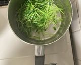 豆苗のねりごまポン酢和え作り方2写真