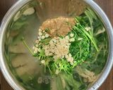 豆苗のねりごまポン酢和え作り方4写真