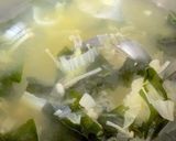 白菜 えのき わかめの味噌汁^^作り方5写真