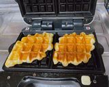 簡単で美味しい☆シンプルなクロッフル♪作り方3写真