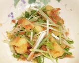 簡単、水菜と油揚げの梅肉和え作り方6写真