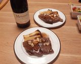ワインに合う♪牛肉のステーキ作り方6写真