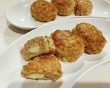 甘辛味噌ごまダレ☆チーズイン豚つくね作り方7写真