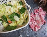 冷蔵庫掃除レンチン豚バラと残り野菜蒸し煮作り方1写真
