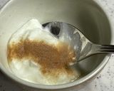 【モクテル】シナモンヨーグルトパイン作り方1写真