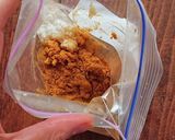 おうち居酒屋★鶏むね肉の塩麹カレー揚げ作り方2写真