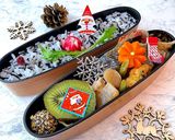師走7 クリスマスな鮭弁当　女子高生　作り方9写真