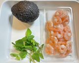 冷凍板サラダ＊アボカドと海老のメキシカン作り方1写真