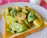 冷凍板サラダ＊アボカドと海老のメキシカン作り方6写真
