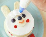 離乳食 まっしろしろうさぎのケーキ作り方13写真