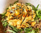 ウニぶっかけ蕎麦（風）多分安い。作り方4写真