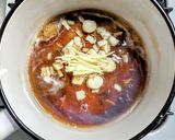 ホタテ貝柱とキノコに油揚げの醤油煮作り方2写真
