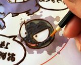 キャラデコケーキのお絵描き作り方9写真