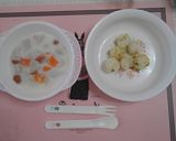 一歳の子が美味しく食べる里芋のクリーム煮作り方5写真
