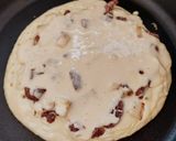 黒すりごまでバナナしみチョコホットケーキ作り方6写真