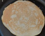 黒すりごまでバナナしみチョコホットケーキ作り方7写真