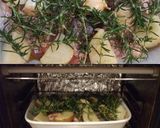 簡単☆チキンのオーブン焼きローズマリー風作り方3写真