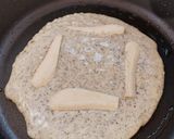 黒すりごまでバナナしみチョコホットケーキ作り方13写真