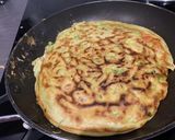洋風お好み焼き(ベジタリアン)作り方6写真