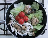 【主菜・副菜】さば缶でアクアパッツァ風作り方4写真