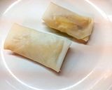 余ったフライドポテトとチーズの焼き春巻き作り方2写真