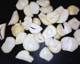 にんにくとハラミと長ネギの醤油白だし炒め作り方1写真