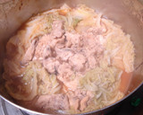 あっさり醤油だけ！白菜と鮭缶の炊いたん作り方3写真
