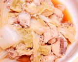 あっさり醤油だけ!白菜と鮭缶の炊いたん作り方4写真