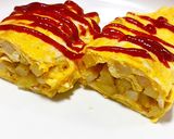 余ったフライドポテトで簡単オムレツ作り方5写真