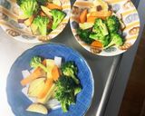 根菜茄子肉なし甘辛照り焼き味温野菜サラダ作り方8写真