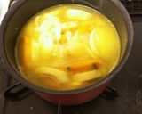 かぼとサツマイモのスープ作り方4写真