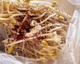 コリコリ★豆もやしナムル(袋でレンチン)作り方1写真