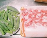 お弁当★定番★肉巻き味噌マヨガーリック作り方1写真