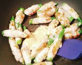 お弁当★定番★肉巻き味噌マヨガーリック作り方6写真