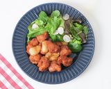 揚げ餅と唐揚げdeオレンジソース仕立て♪作り方9写真