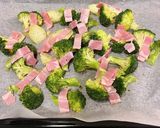 【楽めし】焼きブロッコリー&ベーコン作り方3写真