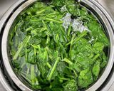 ゆでない☆ほうれん草のごまポン酢和え作り方1写真