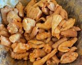 もつともやしの味噌炒め作り方1写真