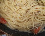 簡単!鰯とトマトと長葱のペペロンチーノ作り方2写真