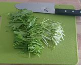 鶏皮を使った豆腐とキムチのサラダ作り方7写真