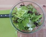 鶏皮を使った豆腐とキムチのサラダ作り方8写真
