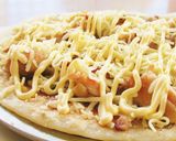〖炙りチーズ×ガーリックマヨチキンピザ〗作り方8写真