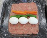 ブッシュドノエル風ミートローフ作り方9写真