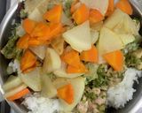 大根と鶏肉の炊き込みご飯作り方9写真