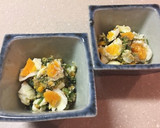 ほうれん草とゆで卵のごま和えサラダ作り方4写真
