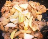 豚バラと蓮根セロリの中華炒め作り方5写真